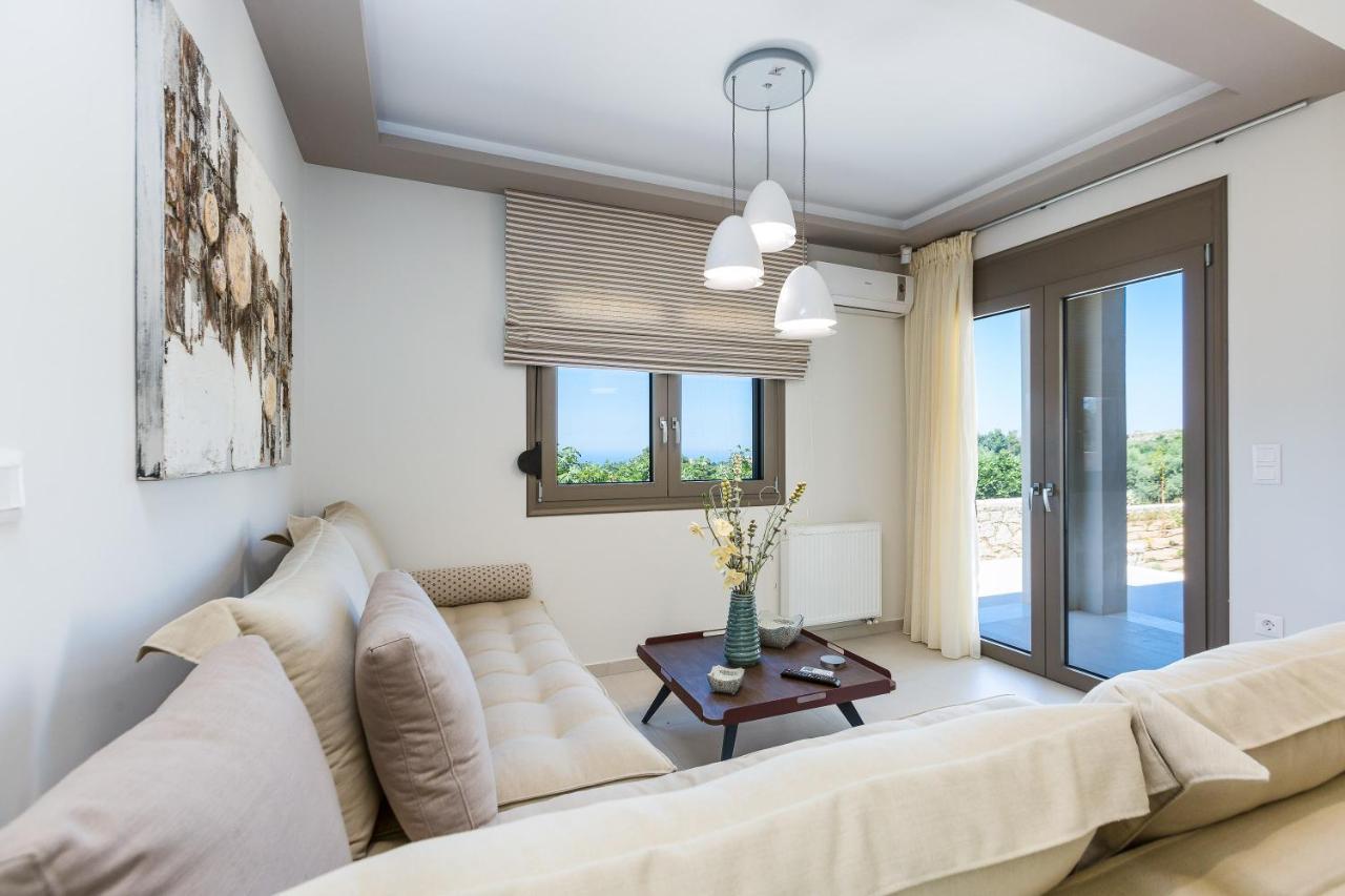 Luxury Cretan Villas With Private Pools Gallos Exterior photo