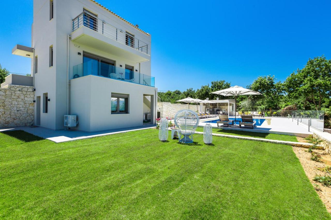 Luxury Cretan Villas With Private Pools Gallos Exterior photo