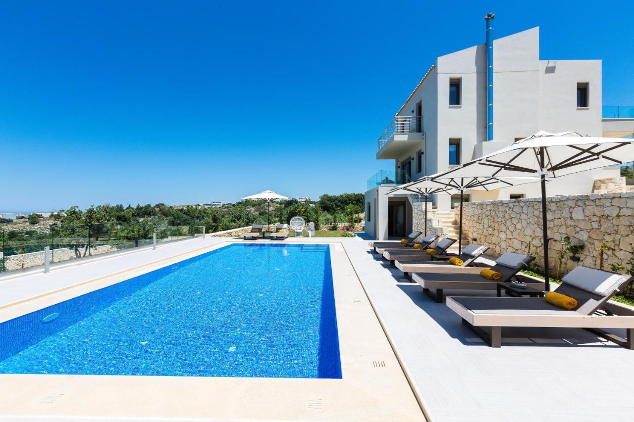Luxury Cretan Villas With Private Pools Gallos Exterior photo