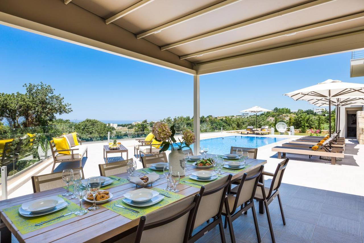 Luxury Cretan Villas With Private Pools Gallos Exterior photo